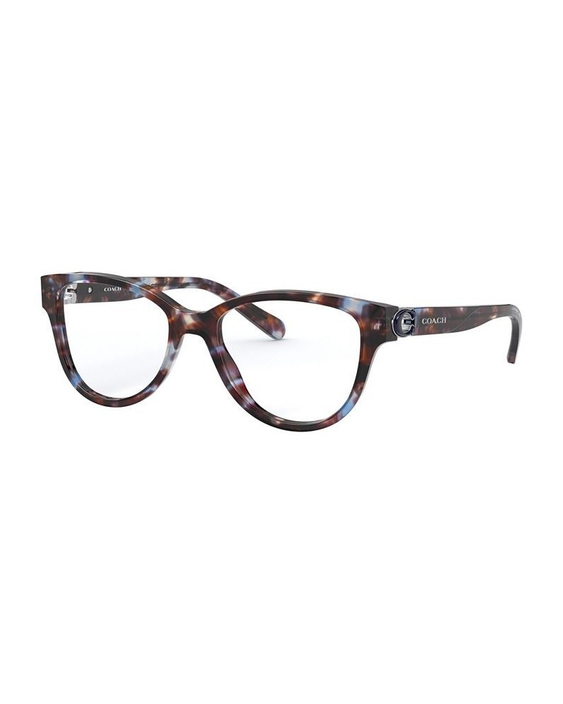 HC6153 Women's Round Eyeglasses Blue Tortoise $37.62 Womens