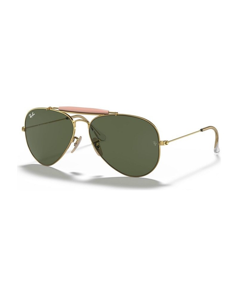 Sunglasses RB3029 OUTDOORSMAN II GOLD SHINY/GREEN $21.19 Unisex