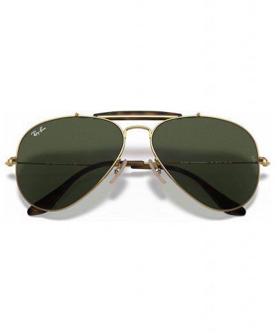 Sunglasses RB3029 OUTDOORSMAN II GOLD SHINY/GREEN $21.19 Unisex