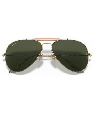 Sunglasses RB3029 OUTDOORSMAN II GOLD SHINY/GREEN $21.19 Unisex