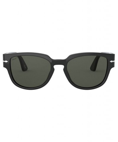 Men's Polarized Sunglasses PO3231S BLACK/POLAR GREEN $40.37 Mens