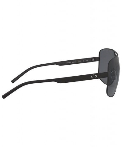 Armani Exchange Sunglasses AX2030S 64 MATTE BLACK/GREY $20.02 Unisex