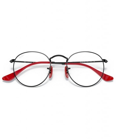 Scuderia Ferrari RX3447VM Unisex Round Eyeglasses Black $56.16 Unisex