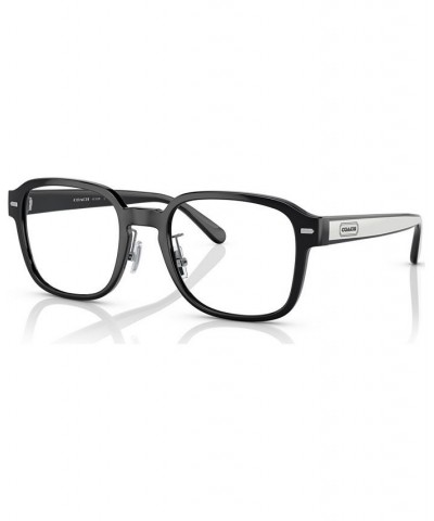 Men's Square Eyeglasses HC619953-X Black $31.36 Mens