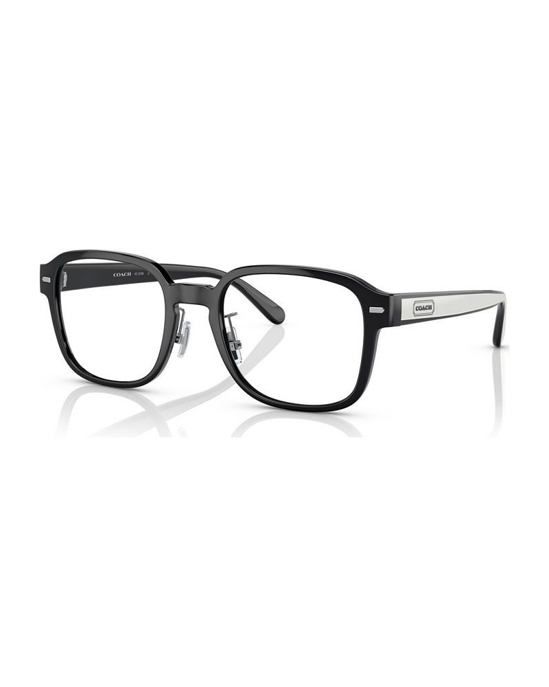 Men's Square Eyeglasses HC619953-X Black $31.36 Mens