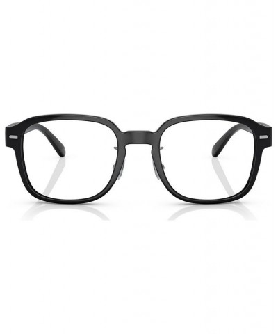 Men's Square Eyeglasses HC619953-X Black $31.36 Mens