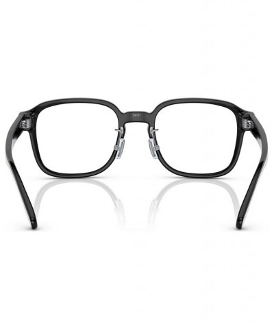 Men's Square Eyeglasses HC619953-X Black $31.36 Mens