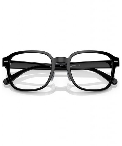 Men's Square Eyeglasses HC619953-X Black $31.36 Mens