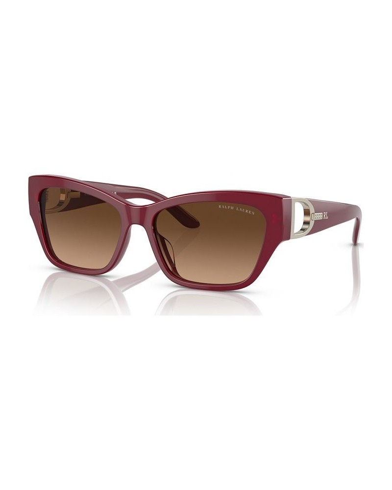 Women's Sunglasses RL8206U57-Y Shiny Opal Burgundy $44.84 Womens