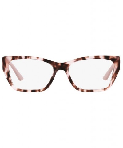 PR11YV Women's Irregular Eyeglasses Caramel Tortoise $67.54 Womens