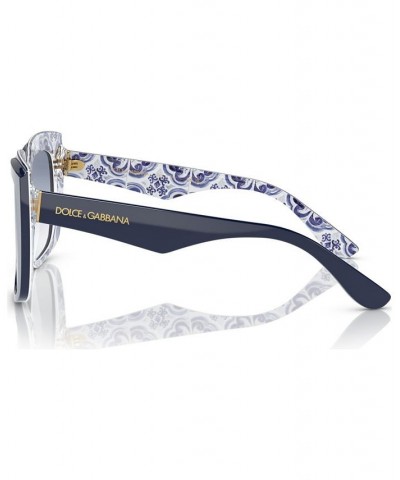 Women's Sunglasses DG4414 Blue on Blue Maiolica $65.55 Womens