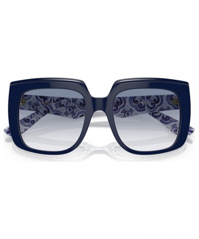 Women's Sunglasses DG4414 Blue on Blue Maiolica $65.55 Womens