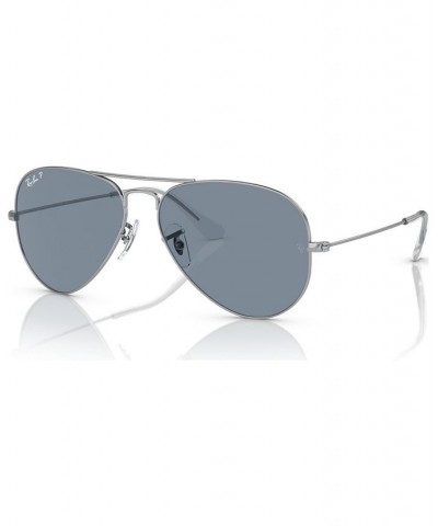 Polarized Sunglasses RB3025 AVIATOR CLASSIC Silver-Tone $42.60 Unisex