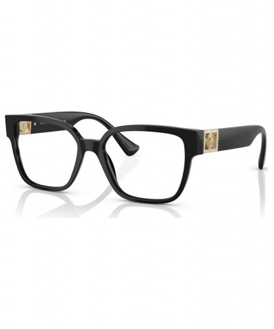 Women's Square Eyeglasses VE3329B52-X Black $58.90 Womens