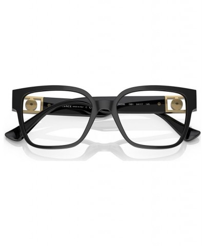 Women's Square Eyeglasses VE3329B52-X Black $58.90 Womens