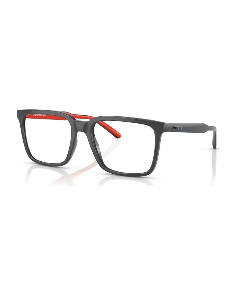 Unisex Rectangle Eyeglasses AN721553-O Dark Gray $24.03 Unisex