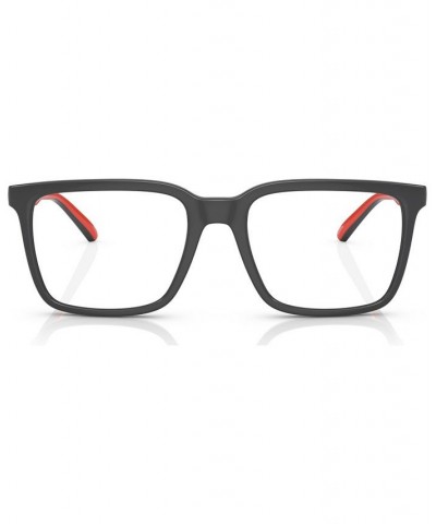 Unisex Rectangle Eyeglasses AN721553-O Dark Gray $24.03 Unisex