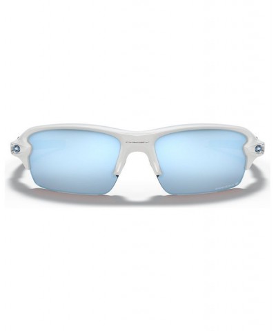 Kids Flak XS Youth Fit 59 Polarized Sunglasses OJ9005-0659 Polished White $56.84 Kids