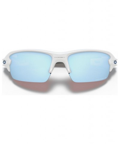 Kids Flak XS Youth Fit 59 Polarized Sunglasses OJ9005-0659 Polished White $56.84 Kids