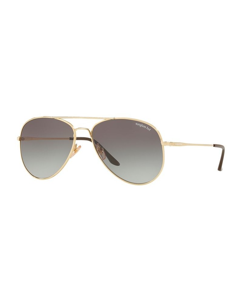 Sunglasses HU1001 59 GOLD/GREY GRADIENT $25.74 Unisex