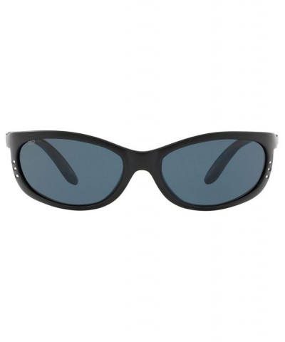 Polarized Sunglasses FATHOMP Matte Black/580P Grey $30.94 Unisex