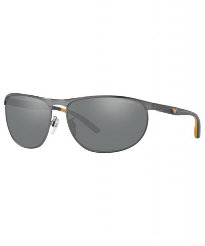 Men's Sunglasses EA2124 64 Matte Gunmetal $49.95 Mens