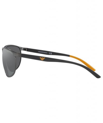 Men's Sunglasses EA2124 64 Matte Gunmetal $49.95 Mens