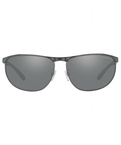 Men's Sunglasses EA2124 64 Matte Gunmetal $49.95 Mens