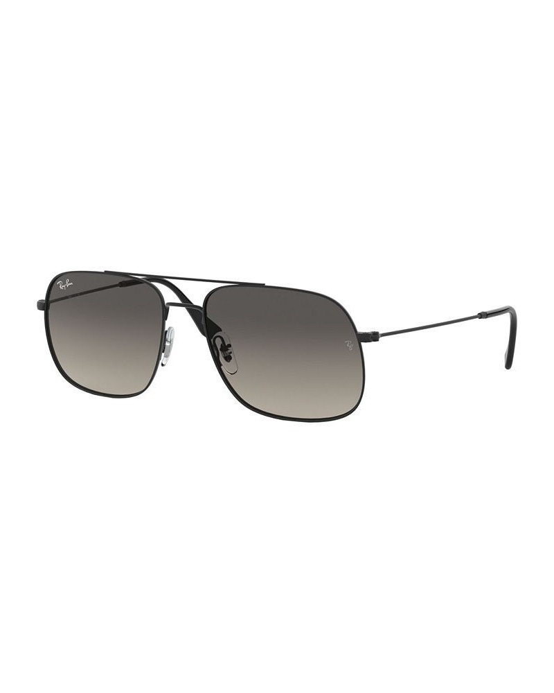 ANDREA Sunglasses RB3595 59 RUBBER BLACK/GREY GRADIENT DARK GREY $8.30 Unisex