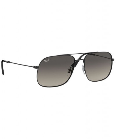 ANDREA Sunglasses RB3595 59 RUBBER BLACK/GREY GRADIENT DARK GREY $8.30 Unisex