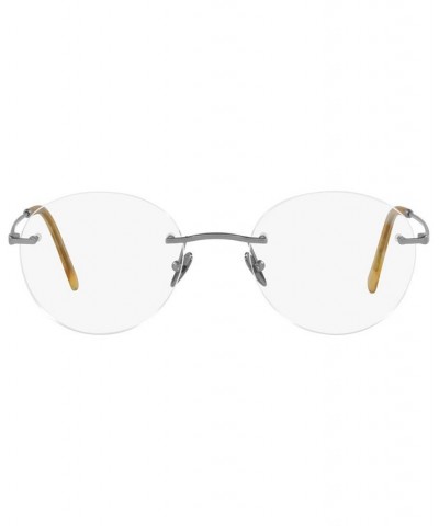 AR5115 Unisex Round Eyeglasses Matte Gunmetal $94.25 Unisex