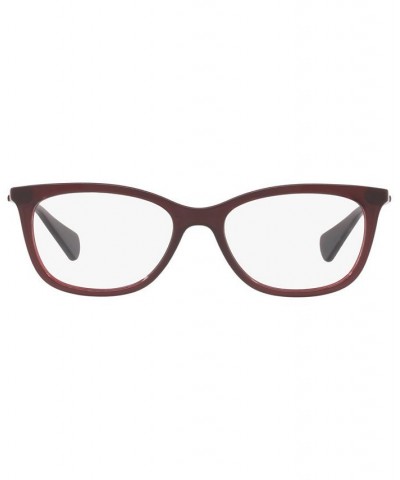 RA7085 Women's Pillow Eyeglasses Burgundy $12.40 Womens