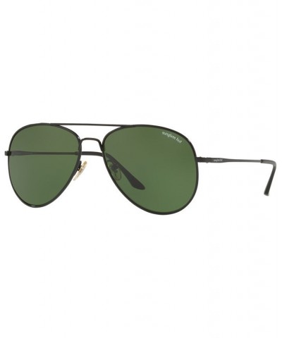 Polarized Sunglasses HU1001 59 BLACK/GREEN POLARIZED $23.80 Unisex