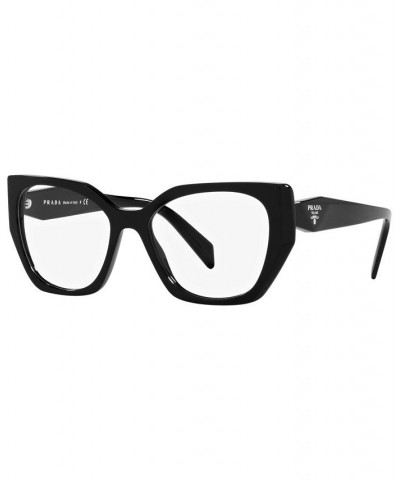 PR 18WVF Women's Irregular Low Bridge Fit Eyeglasses Black $83.76 Womens