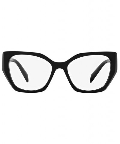 PR 18WVF Women's Irregular Low Bridge Fit Eyeglasses Black $83.76 Womens