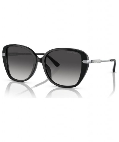 Women's Flatiron Sunglasses MK2185BU56-Y 56 Black $53.07 Womens