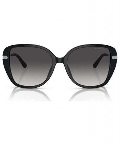 Women's Flatiron Sunglasses MK2185BU56-Y 56 Black $53.07 Womens