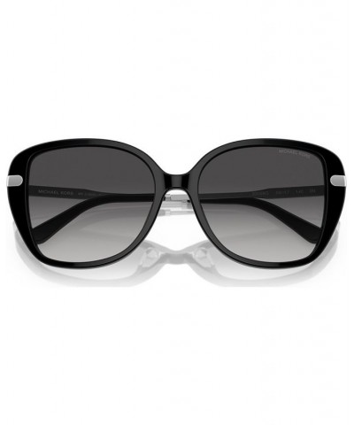 Women's Flatiron Sunglasses MK2185BU56-Y 56 Black $53.07 Womens