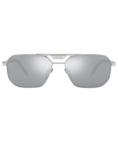 Men's Sunglasses 57 Silver-Tone $119.86 Mens