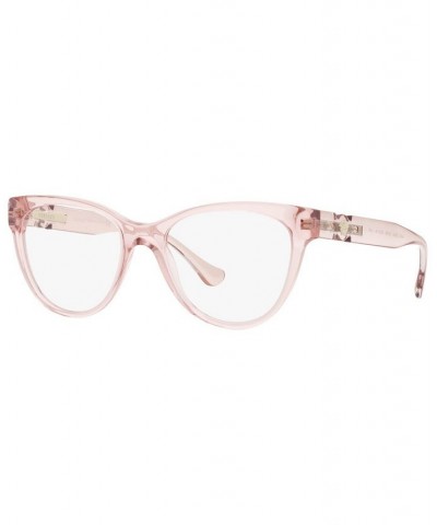 VE3304 Women's Rectangle Eyeglasses Black $46.08 Womens