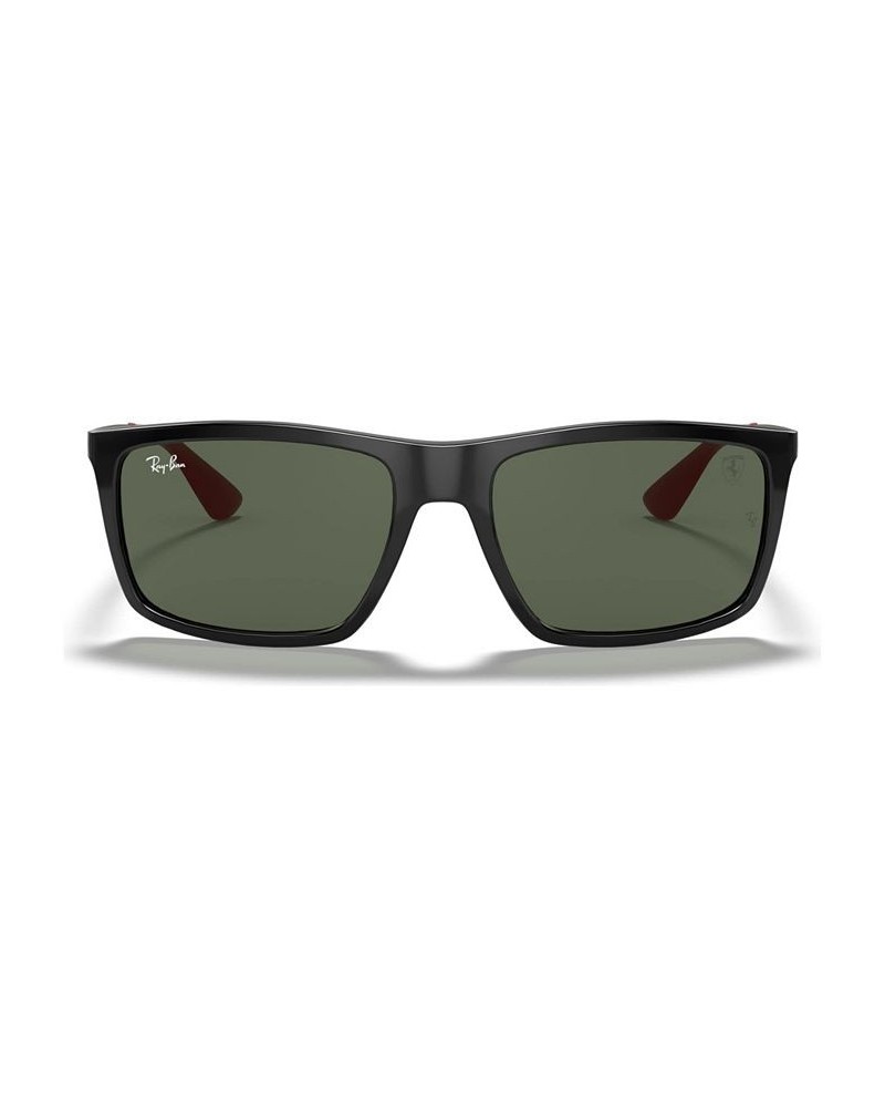 Men's Sunglasses RB4228M Scuderia Ferrari Collection 58 BLACK/GREEN $37.44 Mens