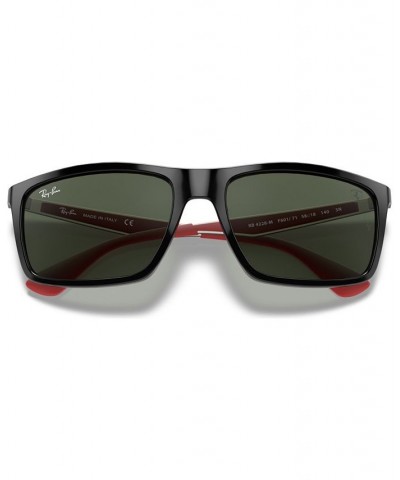 Men's Sunglasses RB4228M Scuderia Ferrari Collection 58 BLACK/GREEN $37.44 Mens