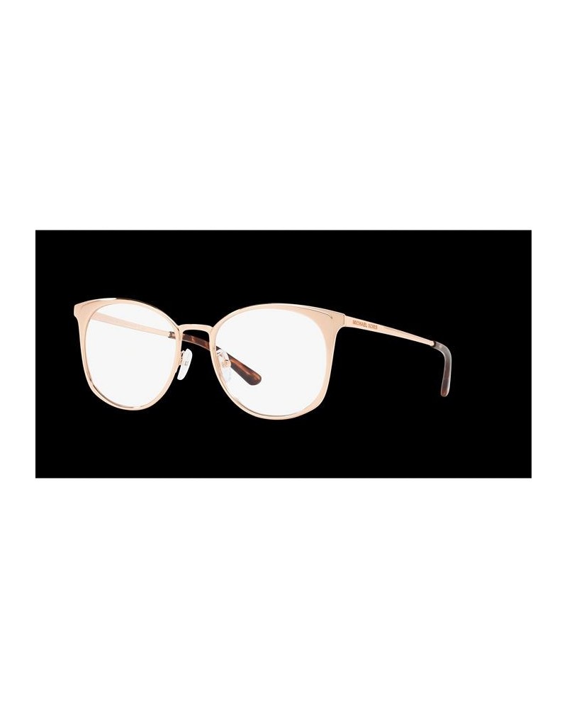 MK3022 Women's Round Eyeglasses Rose Gold $31.65 Womens