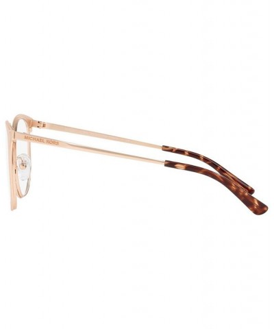 MK3022 Women's Round Eyeglasses Rose Gold $31.65 Womens