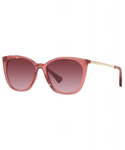 Women's Sunglasses RA5280 55 Transparent Brown $26.60 Womens