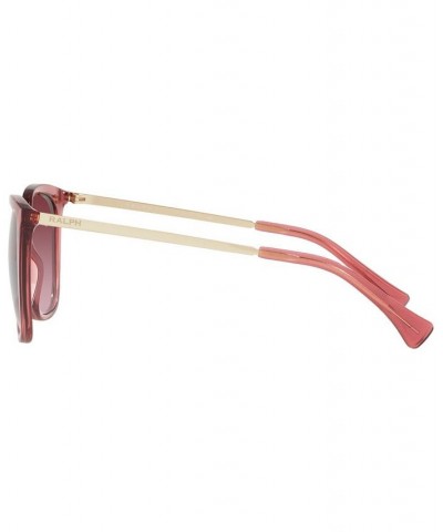 Women's Sunglasses RA5280 55 Transparent Brown $26.60 Womens