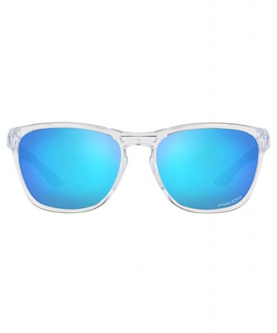 Men's Manorburn Sunglasses OO9479 56 POLISHED CLEAR/PRIZM SAPPHIRE $21.60 Mens