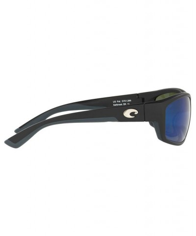 Polarized Sunglasses SALTBREAK POLARIZED 63P BLACK/BLUE MIR POL $62.79 Unisex