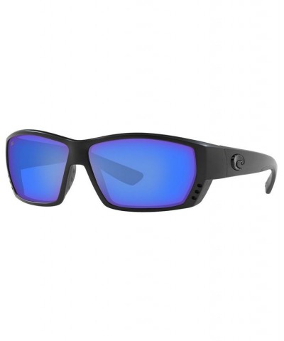 Men's Tuna Alley Polarized Sunglasses 6S000211 BLACKOUT /BLUE MIR $81.90 Mens