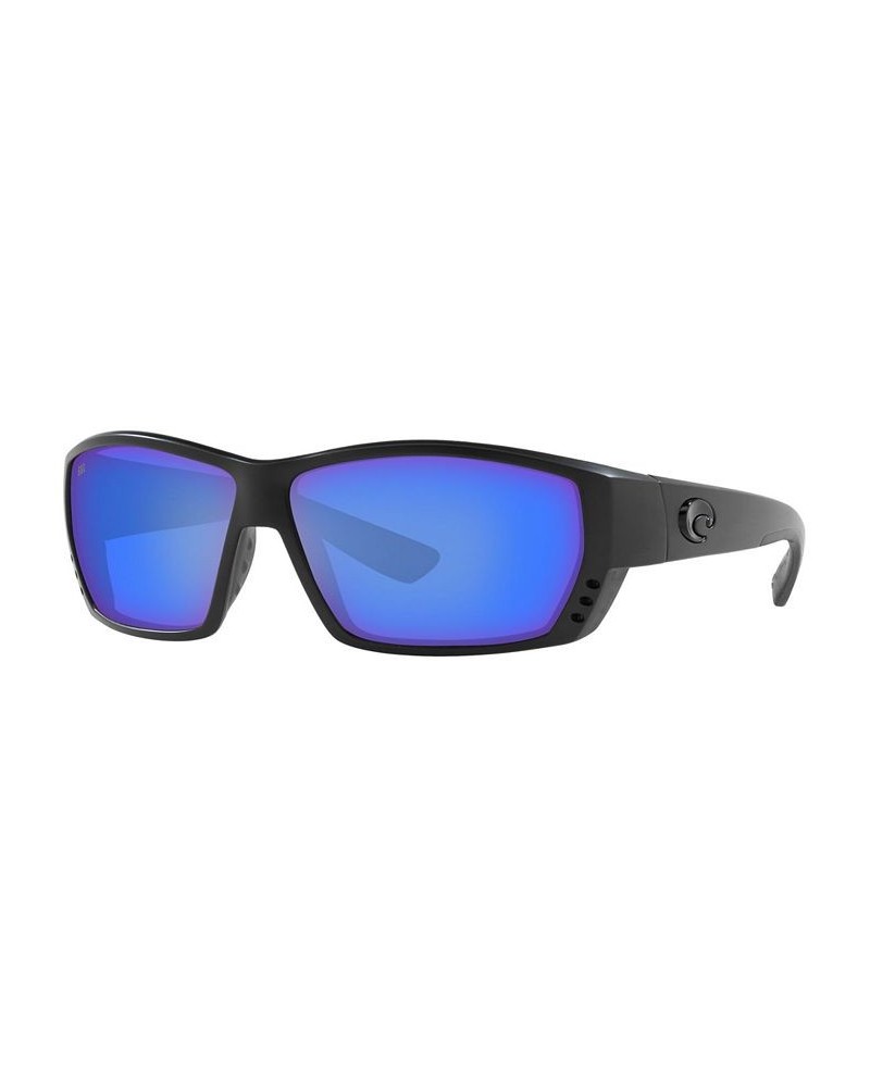 Men's Tuna Alley Polarized Sunglasses 6S000211 BLACKOUT /BLUE MIR $81.90 Mens